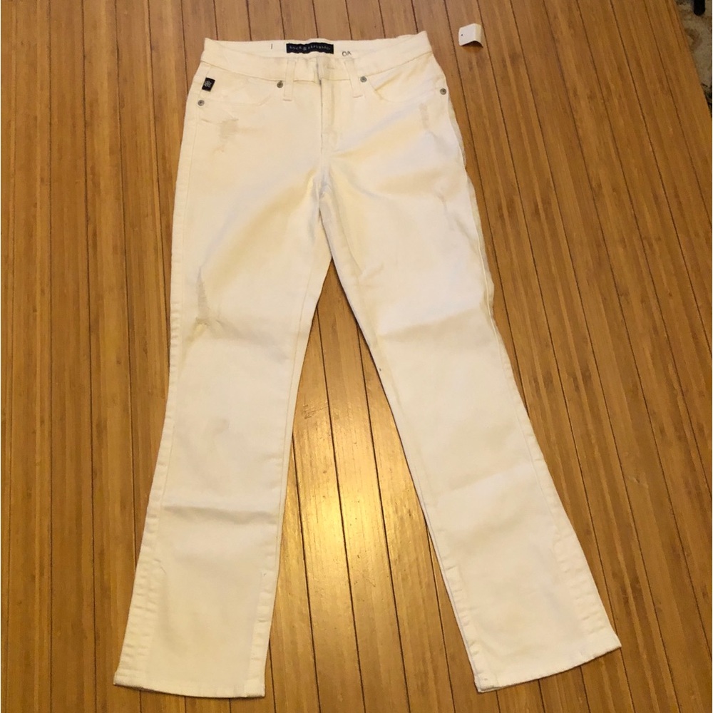 Rock & Republic White Denim Jeans Capris Size 2